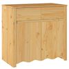 vidaXL Sideboard Drammen Oak 79 x 43 x 75.5 cm Solid Pine wood