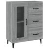vidaXL Sideboard Grey Sonoma 69.5x34x90 cm Engineered Wood