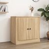 vidaXL Sideboard Sonoma Oak 70x35.5x67.5 cm Engineered Wood