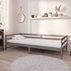 vidaXL Day Bed without Mattress Grey Solid Wood Pine 90x200cm