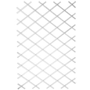 Nature Garden Trellis 100x200 cm PVC White 6040703