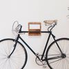 vidaXL Wall Mounted Bicycle Rack 35x25x25 cm Solid Acacia Wood