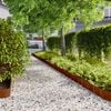 vidaXL Lawn Edgings 50 pcs 15x103 cm Flexible Corten steel