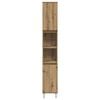 vidaXL Bathroom Cabinet Artisan Oak 30x30x190 cm Engineered Wood
