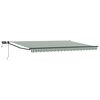 vidaXL Manual Retractable Awning with LEDs 5 x 3 m