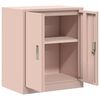 vidaXL Storage Cabinet Pink 60 x 40 x 70 cm Cold-Rolled Steel