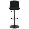 vidaXL Bar Stools 2 pcs Black Velvet