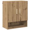vidaXL Wall Cabinet 60 x 31 x 70 cm Engineered Wood Artisan Oak