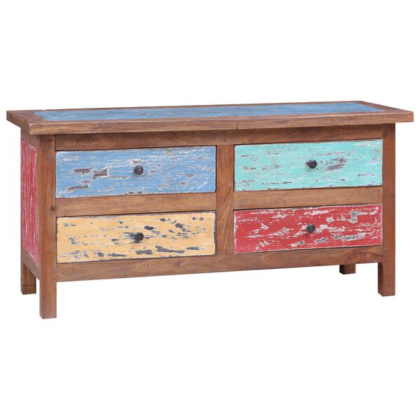vidaXL TV Cabinet 102x35x50 cm Solid Reclaimed Wood