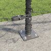 vidaXL Fence Post Grey 25 x 1 m (36 mm mesh) Steel