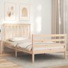 vidaXL Bed Frame without Mattress 100x200 cm Solid Wood