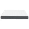 vidaXL Bed Mattress with Mattress Grey 180 x 200 cm Fabric