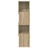 vidaXL Corner Cabinet Sonoma Oak 25.5x25x102cm Engineered Wood
