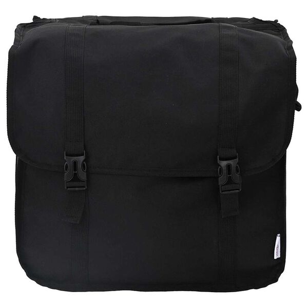 vidaXL Bicycle Bag Black 40 x 18.5 x 35 cm Polyester