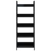 vidaXL 5-Layer Book Shelf Black 60x27.6x158.5 cm Engineered Wood