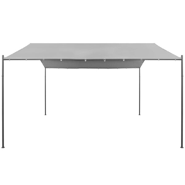 vidaXL Garden Gazebo Steel 400x400x260 cm Anthracite