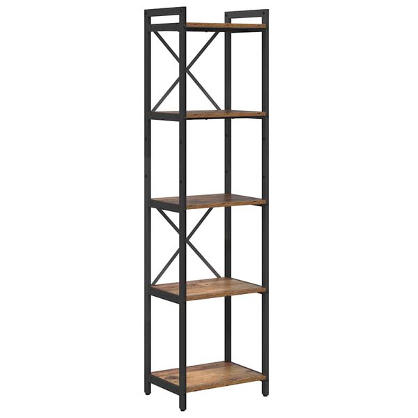 vidaXL Bookshelf Old wood 40 x 30 x 155 cm Engineered Wood
