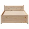 vidaXL Bed Frame without Mattress 100x200 cm Solid Wood Pine