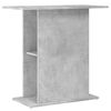 vidaXL Aquarium Stand Concrete Grey 75x36x72.5 cm Engineered Wood