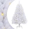 vidaXL Artificial Christmas Tree White 120 cm PVC and Metal