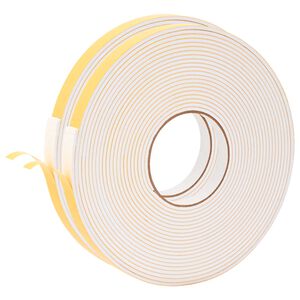vidaXL Self-adhesive Foam Tape 2 pcs White 10mm x 10m CR Foam