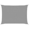 vidaXL Sunshade Sail Anthracite and White 5 x 8 m HDPE
