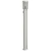 vidaXL Outdoor Floor Lamp with Outlet Silver 110cm Stainless Steel