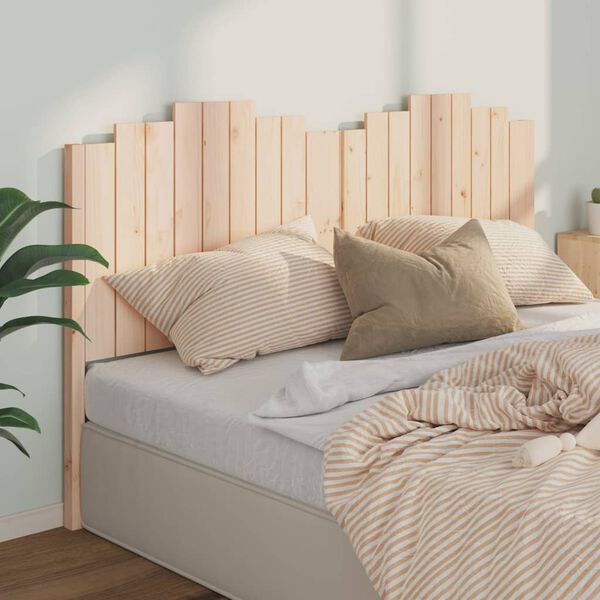 vidaXL Bed Headboard 186x4x110 cm Solid Wood Pine