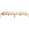 vidaXL Extra Long Bed Frame without Mattress 200x220 cm Solid Wood Pine