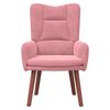 vidaXL Armchair Pink 63 x 67 x 94 cm Velvet