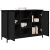 vidaXL Sideboard Black Oak 100 x 35 x 70 cm