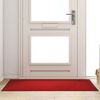 vidaXL Doormat Red and Black 90 x 150 cm 100% Polyamide