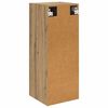 vidaXL Wall Mounted Cabinet Artisan Oak 34.5 x 34 x 90 cm