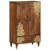 vidaXL Highboard Brown 60 x 33 x 100 cm Solid Mango Wood