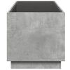 vidaXL Coffee Table with Infinity LED Concrete Grey 70x50x50 cm