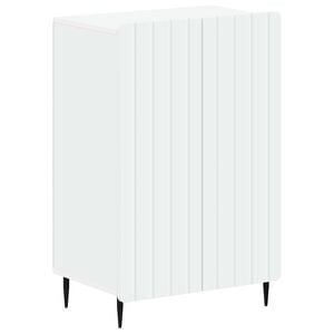vidaXL Shoe Cabinet ZWOLLE 59.5 x 39.5 x 91.5 cm Engineered Wood White