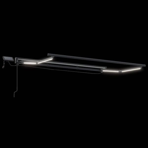 vidaXL Brown 3 x 2.5 m Polyester with PU coating