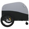 vidaXL Bike Trailer Black and Grey 45 kg Iron