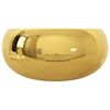 vidaXL Wash Basin 40x15 cm Ceramic Gold