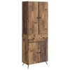 vidaXL 2 pcs Old Wood