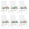 vidaXL Chair Cushions 6 pcs Multicolour 40x40x7 cm Fabric