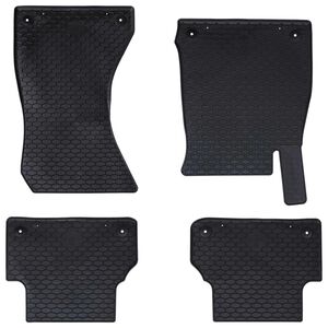 vidaXL Car Mat 4 pcs Black suitable for Audi A4 B9 , A5 B9 TPE