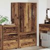 vidaXL Bathroom Cabinet Old Wood 79.5 x 49 x 156 cm Engineered Wood