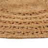 vidaXL Area Rug Hand-braided Jute 120 cm Round