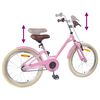 vidaXL Kids Bike 18'' for 5-7 Years Old Light Pink