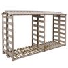 vidaXL Firewood Storage Shed 300x90x176 cm Impregnated Pinewood