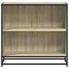 vidaXL Book Cabinet Sonoma Oak 80.5x35x76 cm Engineered Wood