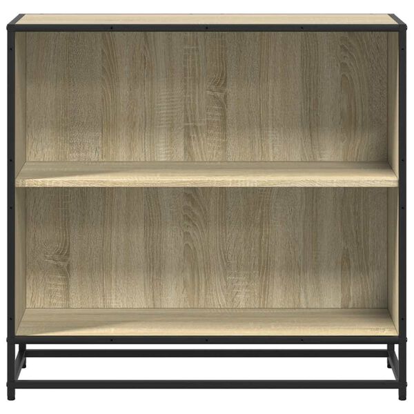 vidaXL Book Cabinet Sonoma Oak 80.5x35x76 cm Engineered Wood