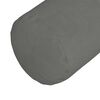 vidaXL Bolster Pillows 2 pcs Dark Grey &Oslash; 15 x 40 cm Microfibre Fabric