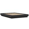 vidaXL Bed Frame without Mattress Black 120x200 cm